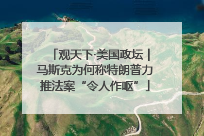 观天下·美国政坛｜马斯克为何称特朗普力推法案“令人作呕”